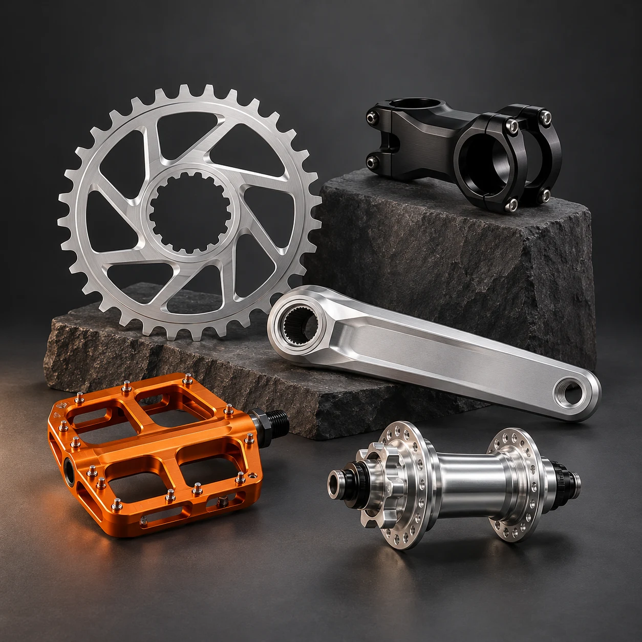 AI-generated illustrative component / factory concept
